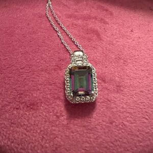 💚Green Mystic Topaz Pendant Necklace💚